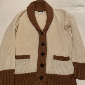 Jcrew shall-collar cardigan